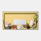 スポーツ デスクマット (キーボード&マウス)