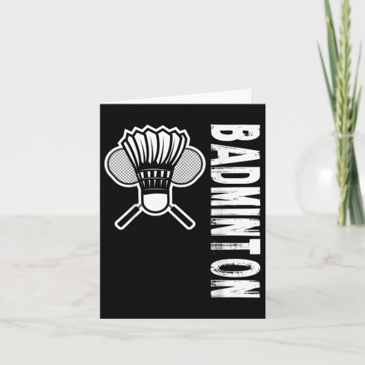 スポーツ バドミントン カード (正面)