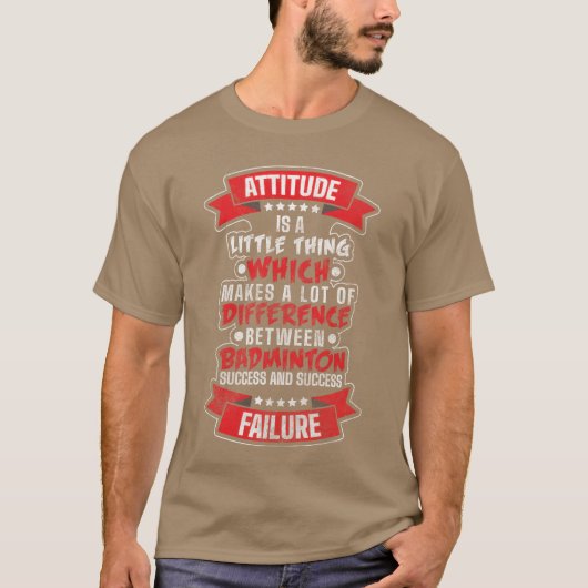 スポーツ バドミントン ラケットテニス ヴィンテージ レトロ Tシャツ (正面)
