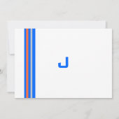 スポーツ バー ミツヴァ 招待状 ニックス バスケットボール (裏面)