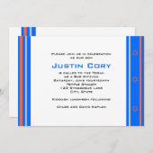 スポーツ バー ミツヴァ 招待状 ニックス バスケットボール (正面/裏面)