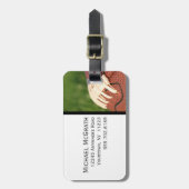 スポーツ-フットボールのラゲッジタグ ラゲッジタグ (正面縦)