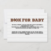 スポーツ フットボール 赤ちゃんの本のリクエスト カード (正面)