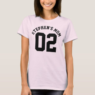 スポーツ·マパーソナライズされたモ·キッドの名前ジャージー·野球 Tシャツ
