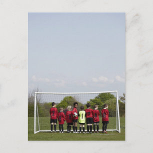 スポーツ。ライフスタイル、サッカー ポストカード