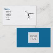 スポーツ-体操-ビジネス 名刺 (正面/裏面)