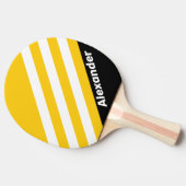 スポーツ（昆虫）マルハナバチノスタルジックストライプな名前 卓球ラケット (横)