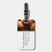 スポーツ-野球のラゲッジタグ ラゲッジタグ (正面縦)