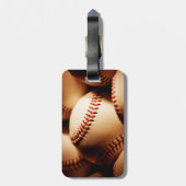 スポーツ-野球の荷物のラベル ラゲッジタグ (裏面縦)