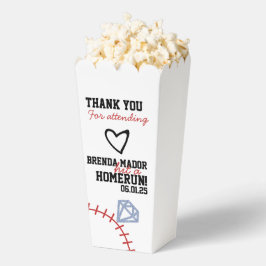 スポーツ 野球 ホームラン グリッター ブライダルシャワー フェイバーボックス