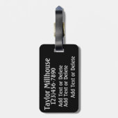 スポーツ – 野球 – SRF ラゲッジタグ (裏面縦)