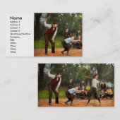 スポーツ – 野球 – Strike one 1921 名刺 (正面/裏面)