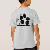 スポーツ Tシャツ (裏面)