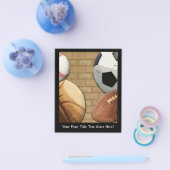 スポーツAl-Star、バスケットボール/サッカー/サッカー チラシ (シングル)