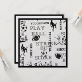 スポーツExvasanza 1 カード (正面/裏面インサイチュ)