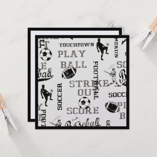 スポーツExvasanza 1 カード (正面/裏面インサイチュ)