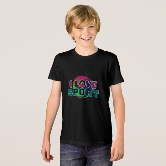 スポーツI愛 トライブレンドＴシャツ (正面全面)