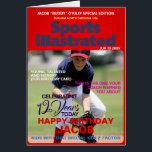 スポーツIllated Parody Bday-Kids Special<br><div class="desc">Sports Illated Magazine,  (Sports 図解入りの、写真付きの Parody),  the kids generic sport edition.表紙の誕生日カードをモックアップ。雑誌はっきりしたは、どの子供スポーツにも適したティーザー見出しで見える。ユーモアのセンスの良い友人や家族にとって理想的。メッセージの中：あなたが望むすべてのものを手に入れることを願う。注意：受信者の写真をアップお気に入りのロードする必要がある。誕生日、受信者の名前とニックネーム、誕生日の年齢、町、州、国を変更することが重要。人や写真に合わせてセンセーショナリストヘッドラインを編集する。すべての文字、フォント、サイズ、色を編集できる。ほとんどはおもしろいとスポーツだ。BlackJAG向けBoney設計。</div>