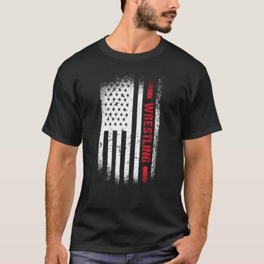 スポーツUSAフラグレスリング Tシャツ (正面)