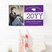 スポーテはっきりしたィパープルフォト卒業 横断幕 (インサイチュ)