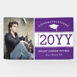 スポーテはっきりしたィパープルフォト卒業 横断幕