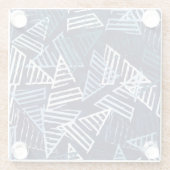 スポーティおもしろい:クリエイティブシームレス壁紙。 ガラスコースター (裏面)