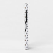 スポーティなサッカーの子犬モノグラムのたち Case-Mate iPhoneケース (裏面/左)