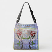 スポーティなジーンズ運ルック – オールトートバッグ クロスボディバッグ (正面)