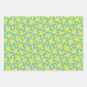 スポーティなテニスボールはどんな大事な行事 ラッピングペーパーシート (正面)