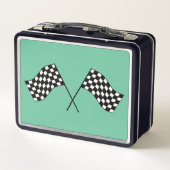 スポーティなレーシングカ― メタルランチボックス (裏面)