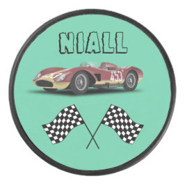 スポーティなレースカーパーソナライズされた アイスホッケーパック