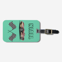 スポーティなレースカーパーソナライズされた