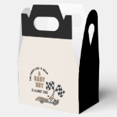 スポーティなレースカーボーイベビーシャワー フェイバーボックス (オープン)