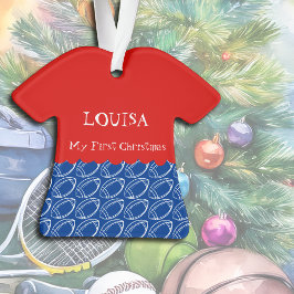 スポーティな女の子クリスマスサッカードレス オーナメント