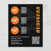 スポーティな洗車 チラシ (裏面)