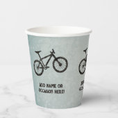 スポーティな男のためのマウンテンバイク産業の外観は男性 紙コップ (正面)