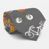 スポーティイエロー自転車 ネクタイ (ロール)