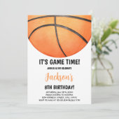 スポーティオレンジコートテーマ 子供へ 招待状 (スタンド正面)