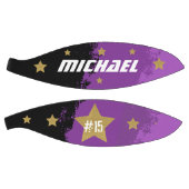 スポーティカスタムなプレイヤーの名前と数金ゴールド星 バスケットボール (パネル)