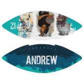 スポーティカスタムなプレイヤー名&ナンバー3フォトコラージュ アメリカンフットボール (パネル)