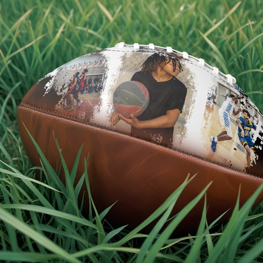 スポーティカスタムなプレイヤー名&ナンバー3フォトコラージュ アメリカンフットボール