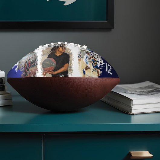 スポーティカスタムなプレイヤー名&ナンバー3フォトコラージュ アメリカンフットボール