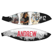 スポーティカスタムなプレイヤー名&ナンバー3フォトコラージュ バスケットボール (パネル)