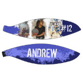 スポーティカスタムなプレイヤー名&ナンバー3フォトコラージュ バスケットボール (パネル)