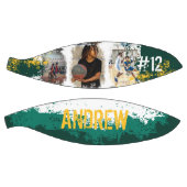 スポーティカスタムなプレイヤー名&ナンバー3フォトコラージュ バスケットボール (パネル)