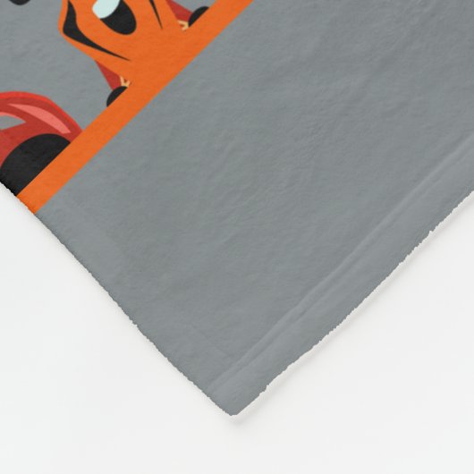 スポーティカラフルレーシングカーキッズパーソナライズされた フリースブランケット (角)