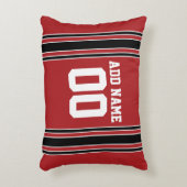 スポーティジャージー名前をカスタムする番号 アクセントクッション (正面(垂直))