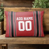 スポーティジャージー名前をカスタムする番号 アクセントクッション