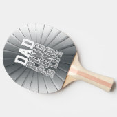 スポーティフェイクパパクロムピンポンはライフおもしろい 卓球ラケット (横)