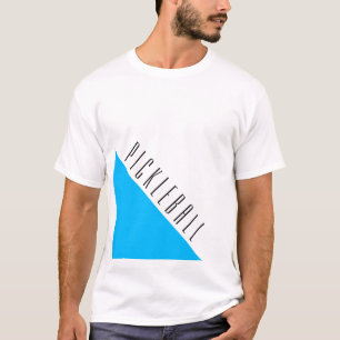 スポーティブライトスカイブルーウェッジトールピックボール文字 Tシャツ